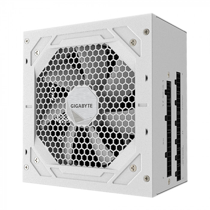 Блок питания ПК Gigabyte UD1000GM PG5 ICE 1000W, 80Plus, Gold, Полностью модульный, White colour