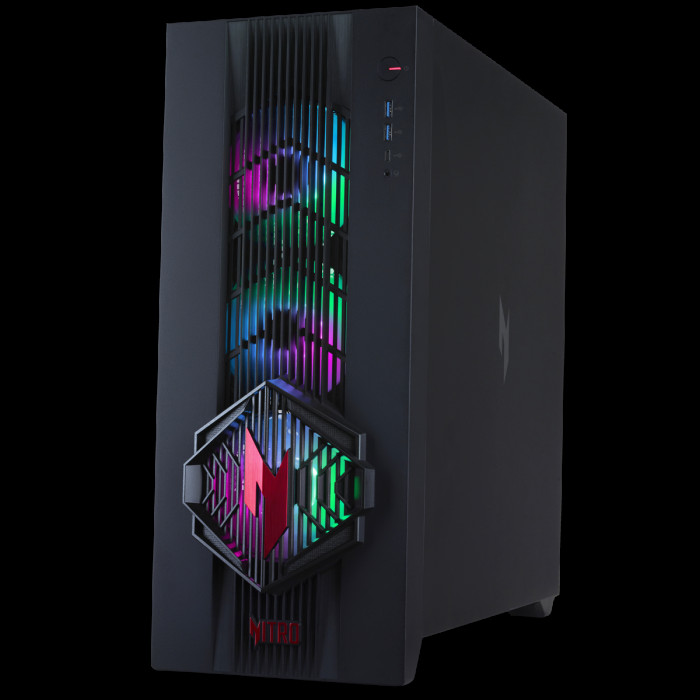 Настольный ПК Acer Nitro 70 N70X3D-100 AMD Ryzen 9 9950X3D/32Gb/SSD1Tb/RTX5080 16Gb/PSU 1200W/NoOS/Black (DG.E5ACD.006)