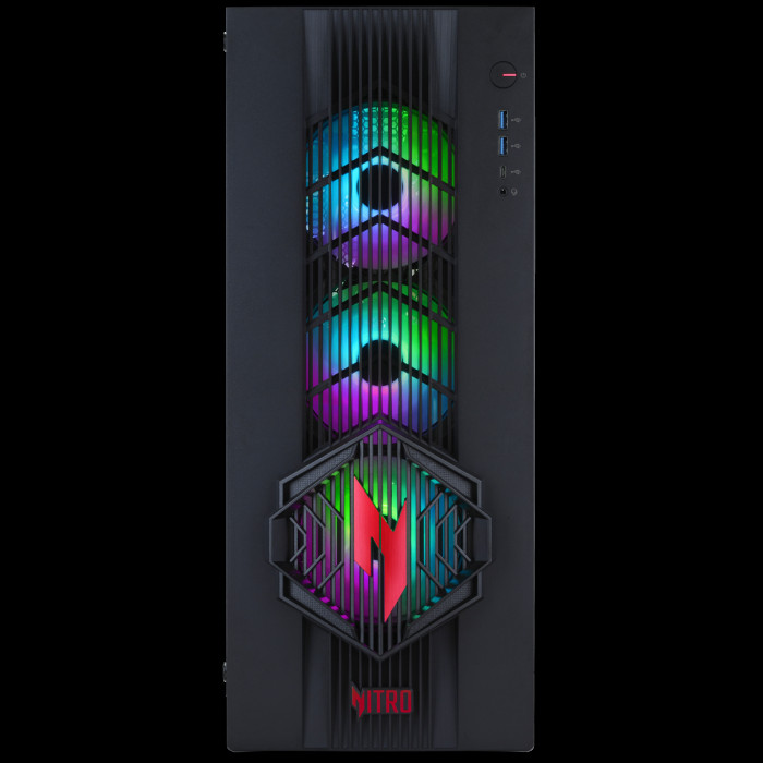 Настольный ПК Acer Nitro 70 N70X3D-100 AMD Ryzen 9 9950X3D/32Gb/SSD1Tb/RTX5080 16Gb/PSU 1200W/NoOS/Black (DG.E5ACD.006)