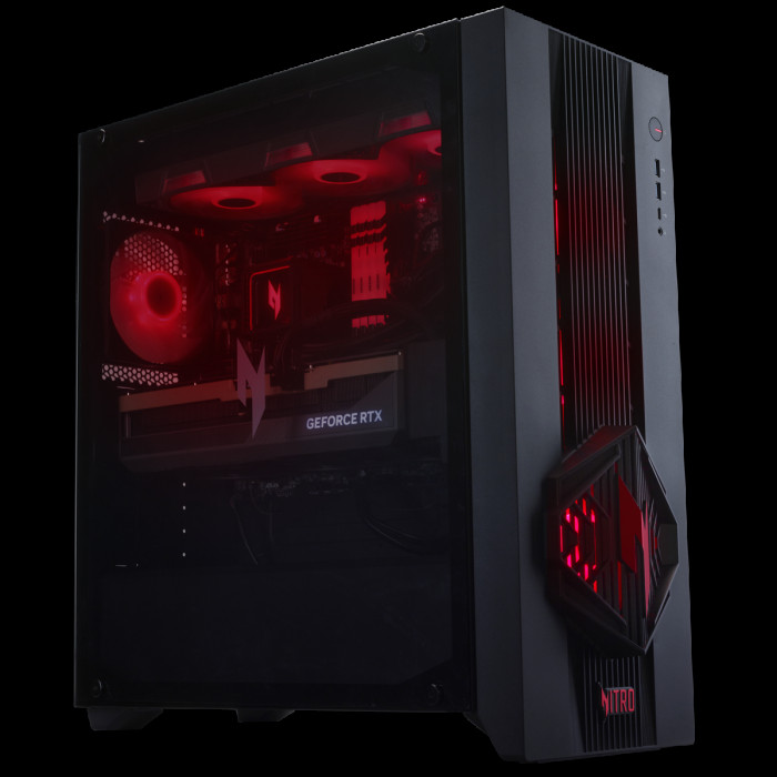 Настольный ПК Acer Nitro 70 N70X3D-100 AMD Ryzen 9 9950X3D/32Gb/SSD1Tb/RTX5080 16Gb/PSU 1200W/NoOS/Black (DG.E5ACD.006)
