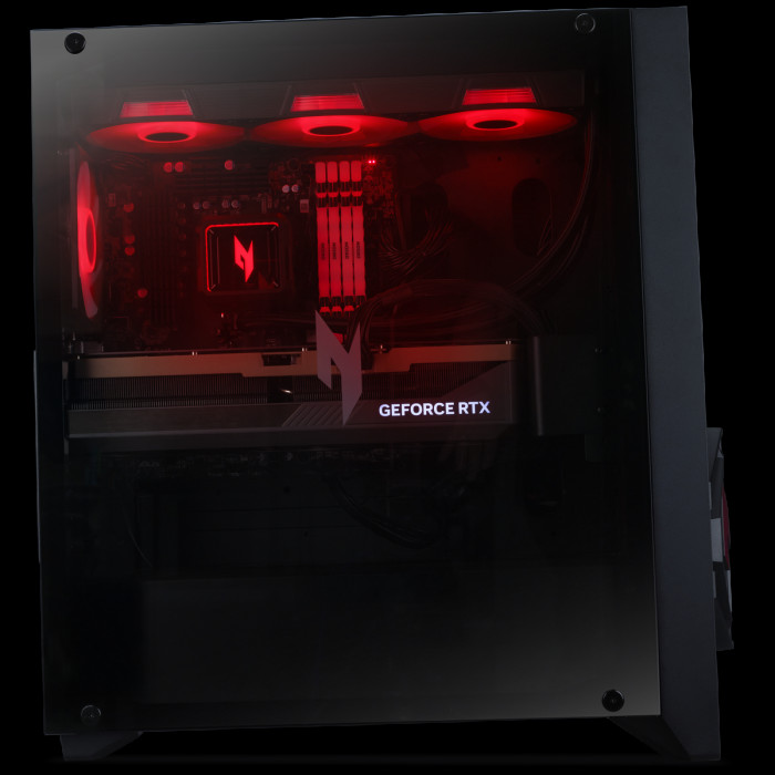 Настольный ПК Acer Nitro 70 N70X3D-100 AMD Ryzen 9 9950X3D/32Gb/SSD1Tb/RTX5080 16Gb/PSU 1200W/NoOS/Black (DG.E5ACD.006)