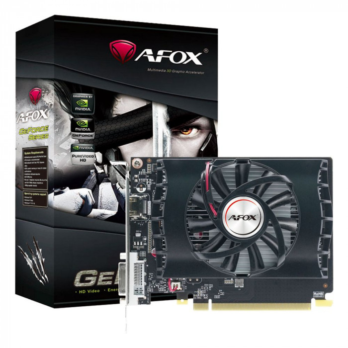 Видеокарта Afox GT1030 2GB GDDR5 64bit DVI HDMI 1FAN RTL