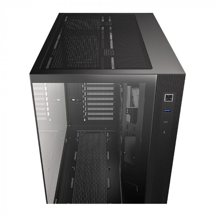 Корпус Case ID-Cooling VIEW 510 Black ATX/ win TG/ no fan/ Gen2 Type C/ CPU 162mm/ GPU 407mm/ no PSU