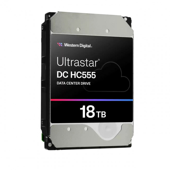 Жесткий диск серверный 3.5' 18TB WD Ultrastar DC HC555 WUH722018CL5204 SAS 12Gb/s, 7200rpm, 512MB, 512e, 0B47747