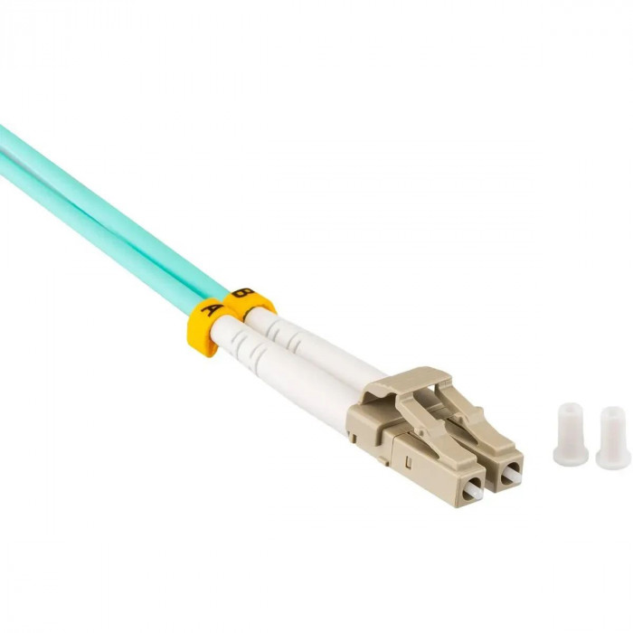 Кабель оптический REXANT 50-2511-1 Патч-корд волоконно-оптический (шнур) MM 50/125 (OM3), LC/UPC–LC/UPC, duplex, 3mm, LSZH 2м REXANT