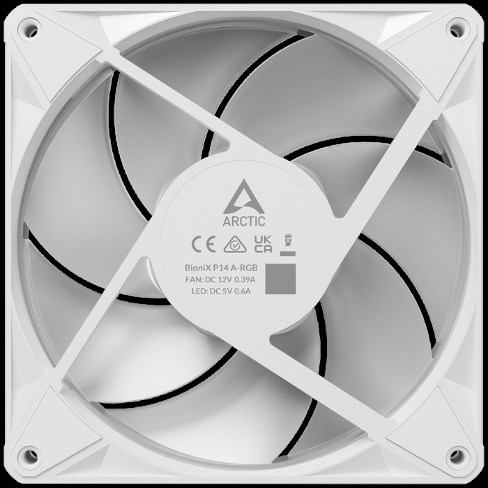 Вентилятор корпусной ARCTIC BioniX P14 A-RGB (White) - retail (ACFAN00340A)