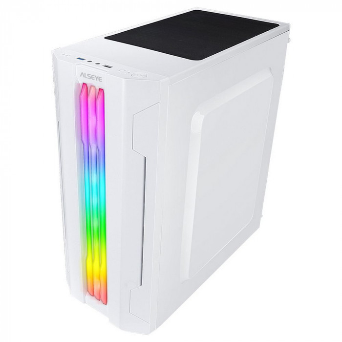 Корпус ALSEYE Корпус ALSEYE Auro 3.0-W Mini-ITX/Micro ATX/ATX, USB2.0*2+HD Audio+USB3.0*1, H.D.D.(3.5')*2pcs+S.S.D(2.5')*2pcs, 354*185*413mm