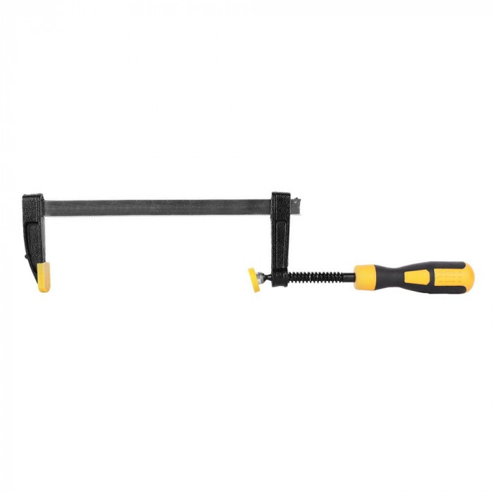 Струбцина F-образная Deli DL110525 250x50 мм, макс. усилие зажима 1000N, резьба 9,5мм
