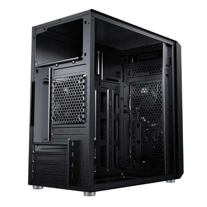 Корпус ACD Coffre 104G mATX, Black, CPU 140mm, VGA 245mm, PSU 285mm, 2x3.5INT, 1x2.5INT, 2xUSB 2.0, 1xUSB 3.0, HD Audio, w/o FAN, w/o PSU, TG