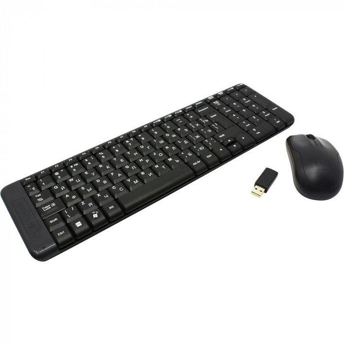 Комплект клавиатура и мышь Logitech  MK220 |920-003169| Комплект беспроводной Logitech MK220 {8}, (029927)