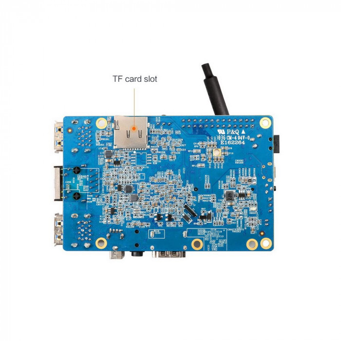 Одноплатный компьютер Orange Pi  3 H6 (2GB+8GB eMMC) (RD048) Quad-core 64-bit 1.8GHZ ARM Cortex™-A53with 2GB LPDDR3 (shared with GPU) with 8GB eMMC flash