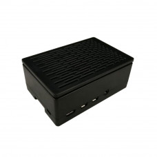 Корпус ACD RA509  Black ABS Case (Install 3010/3007 Fans or 3.5 Inch Touch Screen), совместим с креплением VESA Mount, for Raspberry PI 4B