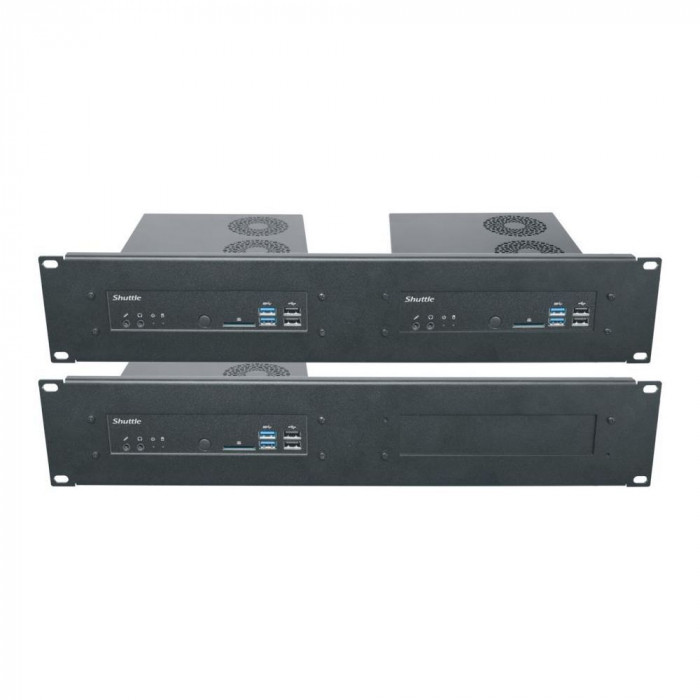 Аксессуары Shuttle 2U rack mount front plate for two 1.3-litre XPC slim machines