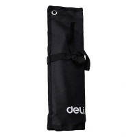 Набор комбинированных гаечных ключей 12 шт Deli DL130012A размеры 6,8,10,11,12,13,14,15,17,19,22,24мм, матовая хромированная поверхность, чехол из ткани Оксфорд