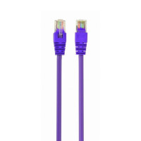 Кабель Cablexpert Патч-корд UTP  PP12-0.5M/V кат.5e, 0.5м, литой, многожильный (фиолетовый)