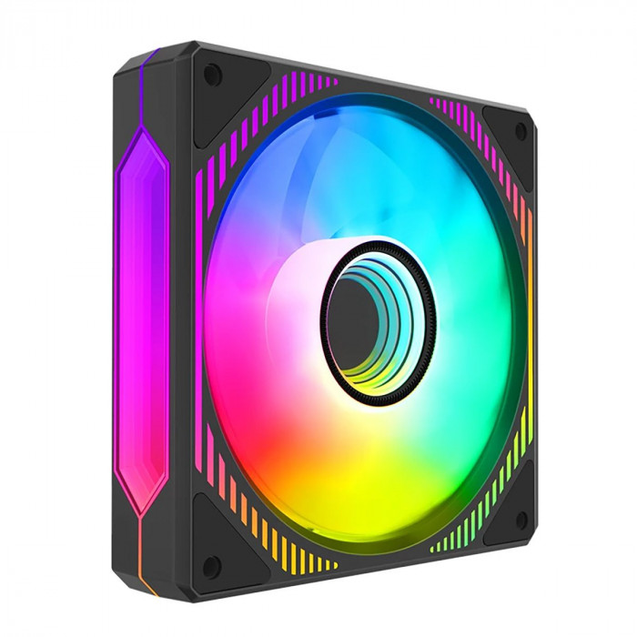 Вентилятор в корпус ALSEYE Cooling Fan 120x120x25mm DC 12V, 800-2000R.P.M.±10%, 61.5CFM±10%, 2.1mm H2O±10%, Hydraulic, ARGB