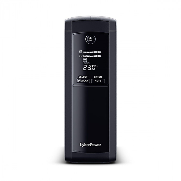 Источник бесперебойного питания ИБП Line-Interactive CyberPower VP1600EILCD 1600VA/960W USB/RS-232/RJ11/45  (4 + 4 IEC С13)