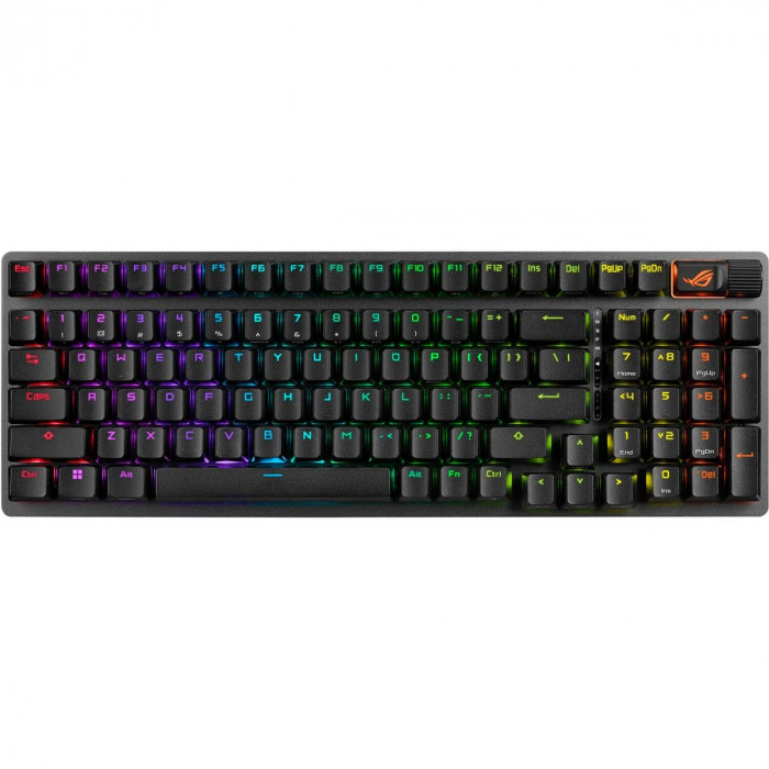 Клавиатура ASUS X901 STRIX SCOPE II 96 WL ROG NX Snow ABS 96% USB 2.4GHz BT