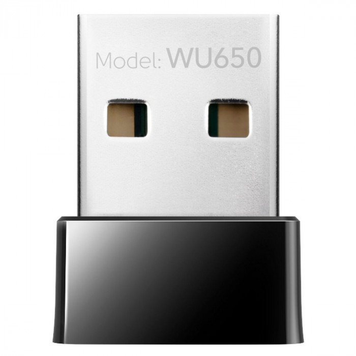 Адаптер беспроводной связи (Wi-Fi) CUDY AC650 Wi-Fi Mini USB Adapter 650Mbps Wi-Fi USB Adapter, Mini Size, 433Mbps at 5GHz + 200Mbps at 2.4GHz, Nano Size, USB 2.0