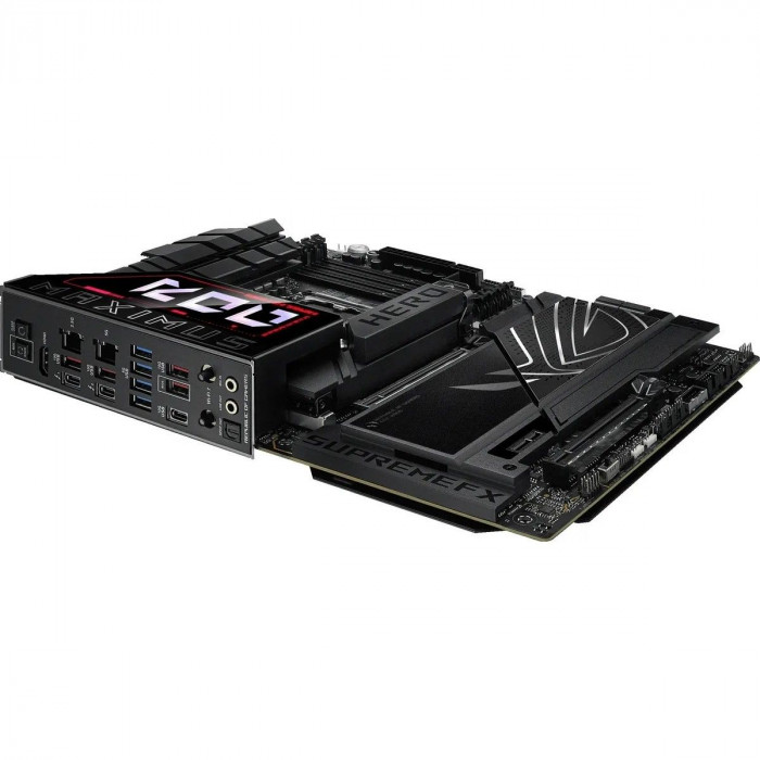 Материнская плата ASUS ROG MAXIMUS Z890 HERO LGA1851 ATX 4xDDR5 2xPCIEx16 PCIEx1 6xM.2 2xThunderbolt USB-C HDMI 2.5GLAN 5GLAN Wi-Fi 7
