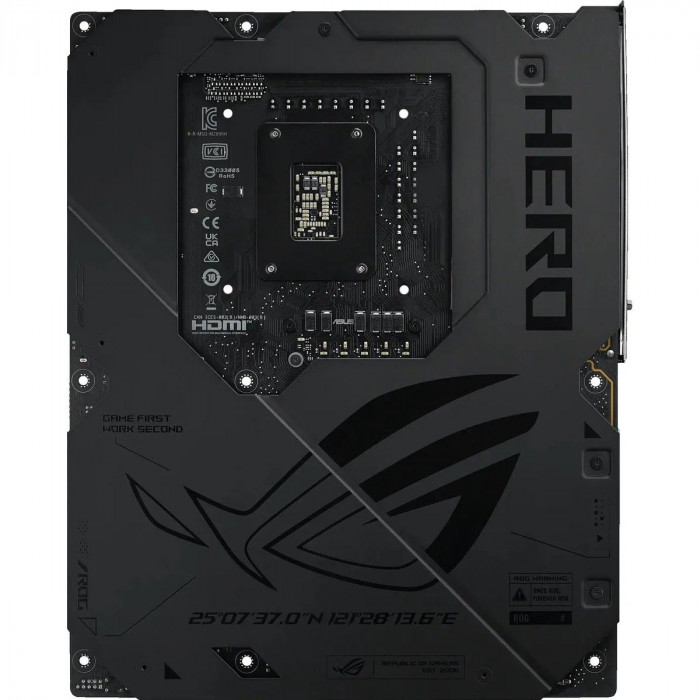 Материнская плата ASUS ROG MAXIMUS Z890 HERO LGA1851 ATX 4xDDR5 2xPCIEx16 PCIEx1 6xM.2 2xThunderbolt USB-C HDMI 2.5GLAN 5GLAN Wi-Fi 7