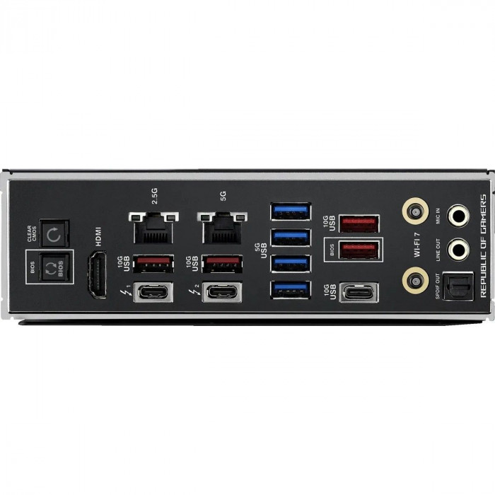Материнская плата ASUS ROG MAXIMUS Z890 HERO LGA1851 ATX 4xDDR5 2xPCIEx16 PCIEx1 6xM.2 2xThunderbolt USB-C HDMI 2.5GLAN 5GLAN Wi-Fi 7