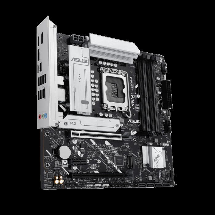 Материнская плата ASUS PRIME B860M-A-CSM LGA1851 mATX 4xDDR5 2xPCIEx16 PCIEx1 2xM.2 USB-C 2xDP HDMI 2.5GLAN
