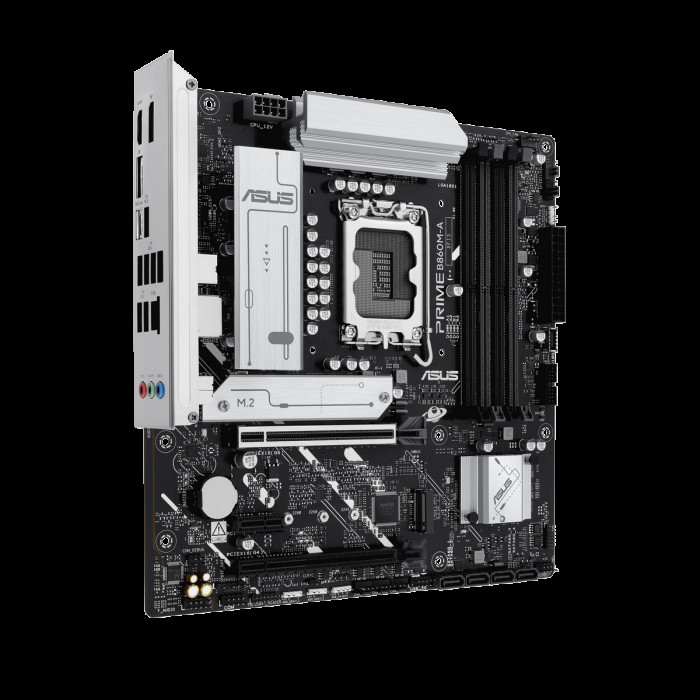 Материнская плата ASUS PRIME B860M-A-CSM LGA1851 mATX 4xDDR5 2xPCIEx16 PCIEx1 2xM.2 USB-C 2xDP HDMI 2.5GLAN