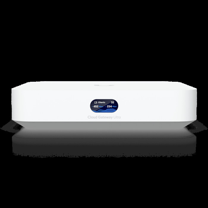Маршрутизатор Ubiquiti Cloud Gateway Ultra  4 ядра (1,5 ГГц), 4х 1G RJ45, 1х 2.5G RJ45