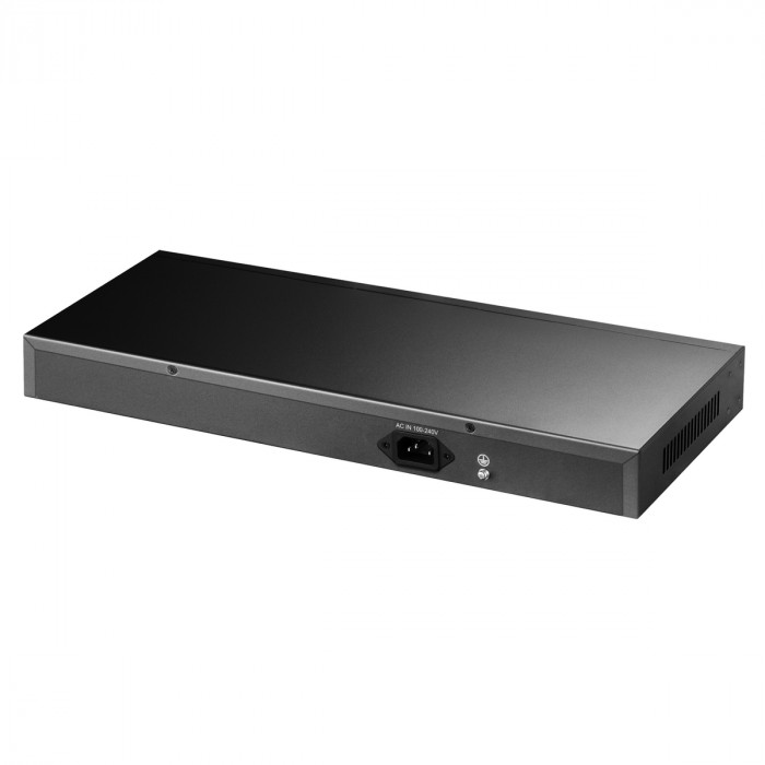 Коммутатор CUDY 24-Port Gigabit Rackmount Light Managed Switch 24-Port Gigabit Rackmount Light Managed Switch 24 Gigabit RJ45 Ports,  19-inch Rack-mountable Steel Case(Rack-Mount kits included), Power Saving, Plug & Play, Managed/VLAN/Extend working mode 