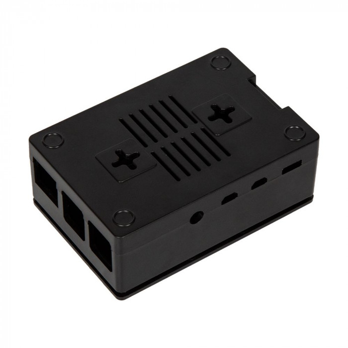 Корпус ACD RA509  Black ABS Case (Install 3010/3007 Fans or 3.5 Inch Touch Screen), совместим с креплением VESA Mount, for Raspberry PI 4B