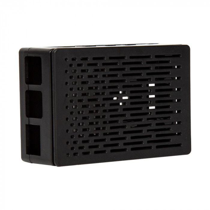 Корпус ACD RA509  Black ABS Case (Install 3010/3007 Fans or 3.5 Inch Touch Screen), совместим с креплением VESA Mount, for Raspberry PI 4B