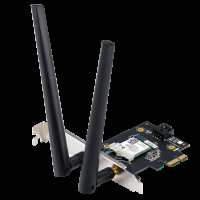 Сетевой адаптер ASUS PCE-BE6500 WiFi 7 Bluetooth 5.4 2882+2882+688Mbps 6GHz/5GHz/2.4GHz Адаптер беспроводной связи (Wi-Fi)