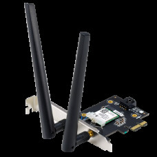 Сетевой адаптер ASUS PCE-BE6500 WiFi 7 Bluetooth 5.4 2882+2882+688Mbps 6GHz/5GHz/2.4GHz Адаптер беспроводной связи (Wi-Fi)