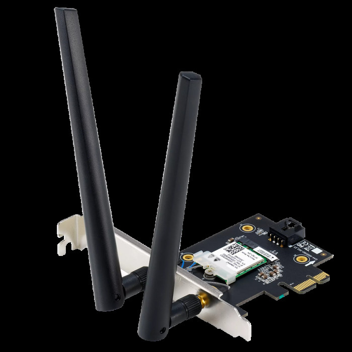 Сетевой адаптер ASUS PCE-BE6500 WiFi 7 Bluetooth 5.4 2882+2882+688Mbps 6GHz/5GHz/2.4GHz Адаптер беспроводной связи (Wi-Fi)