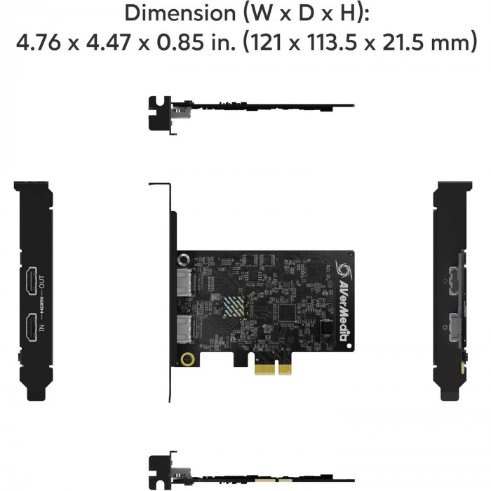 Плата видеозахвата внутренняя AVER Media Live Streamer ULTRA HD, GC571, RTL