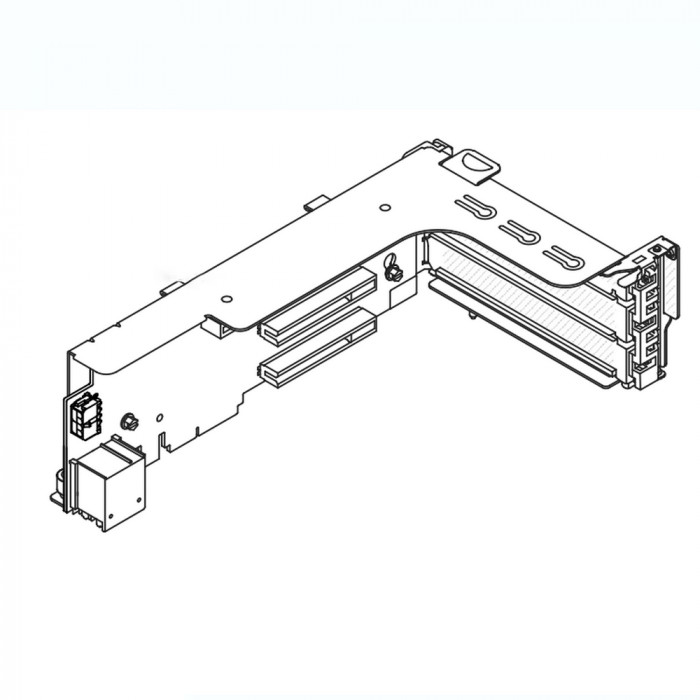 Райзер-карта Lenovo ThinkSystem V3 2U x16/x8/x8 PCIe Gen5 Riser 1/2 Option Kit