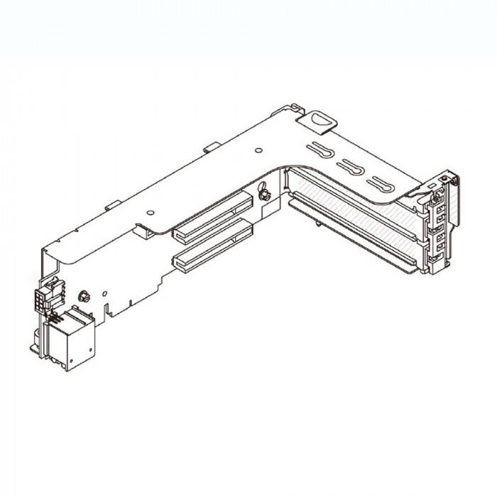 Райзер-карта Lenovo ThinkSystem V3 2U x16/x8/x8 PCIe Gen4 Riser 1/2 Option Kit