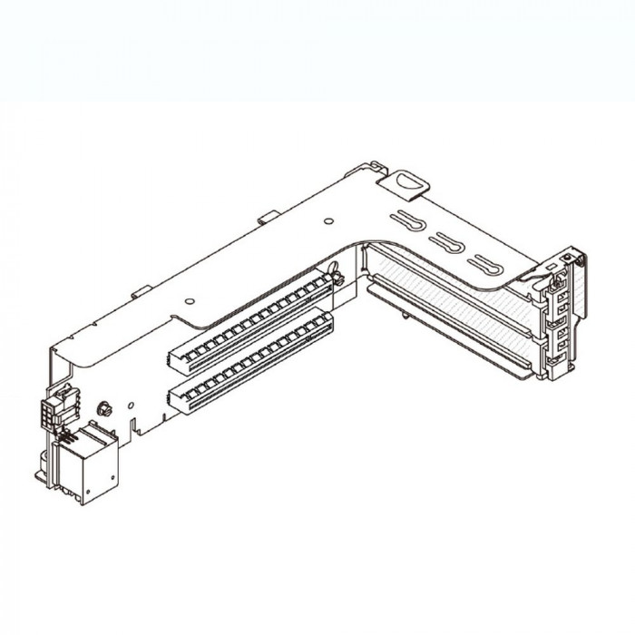 Райзер-карта Lenovo ThinkSystem V3 2U E/x16/x16 PCIe Gen4 Riser 1/2 Option Kit