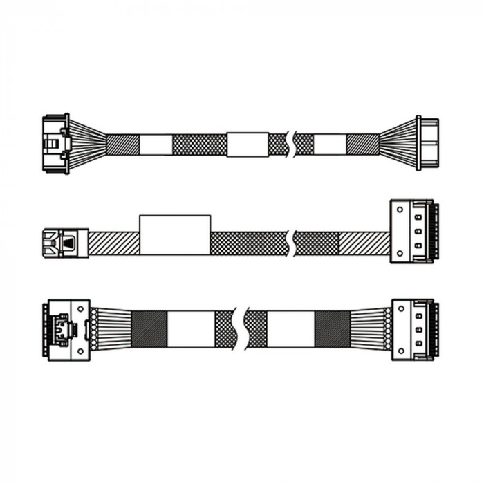 Комплектующие корпусов Lenovo ThinkSystem SR630 V3 M.2 SATA/x4 NVMe SFF RAID Cable Kit (Cable kit for use with ThinkSystem M.2 SATA/x4 NVMe 2-Bay Adapter with the use of a separate PCIe RAID adapter)