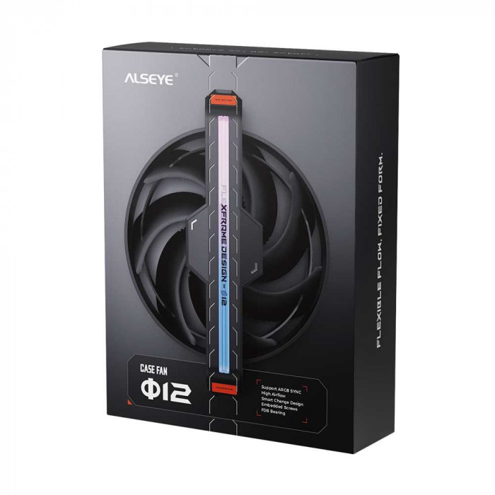 Вентилятор в корпус ALSEYE Φ12(DM12)-B