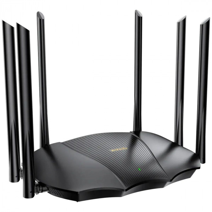 Маршрутизатор Tenda Двухдиапазонный гигабитный Wi-Fi роутер TX3000 Pro AХ3000, до 574 Мбит/с на 2,4 ГГц + до 2402 Мбит/с на 5 ГГц, LAN 3x1Гбит/с, WAN 1x1Гбит/с
