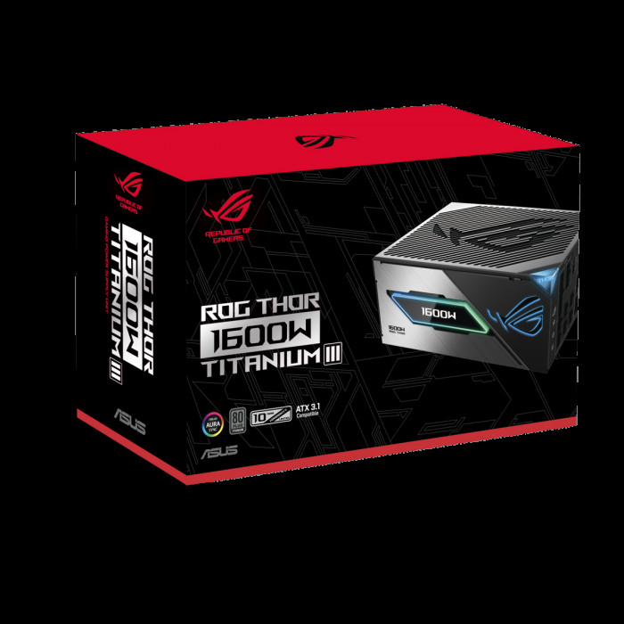 Блок питания ПК ASUS ROG-THOR-1600T3-GAMING /PSU, CE+UK (90YE00V1-B0NA00)