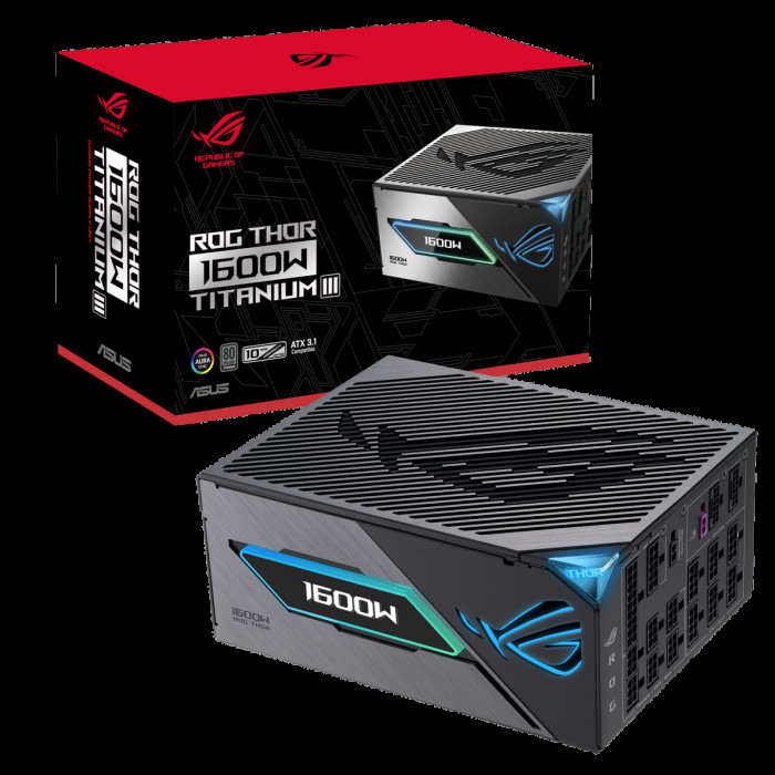 Блок питания ПК ASUS ROG-THOR-1600T3-GAMING /PSU, CE+UK (90YE00V1-B0NA00)