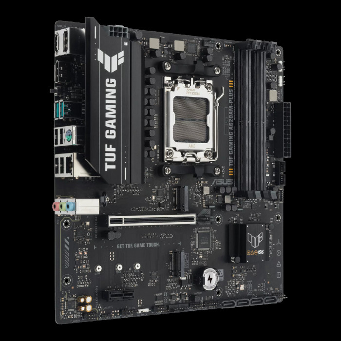 Материнская плата ASUS TUF GAMING A620AM-PLUS AM5 mATX 4xDDR5 PCIEx16 PCIEx1 2xM.2 2xDP HDMI 2.5GLAN