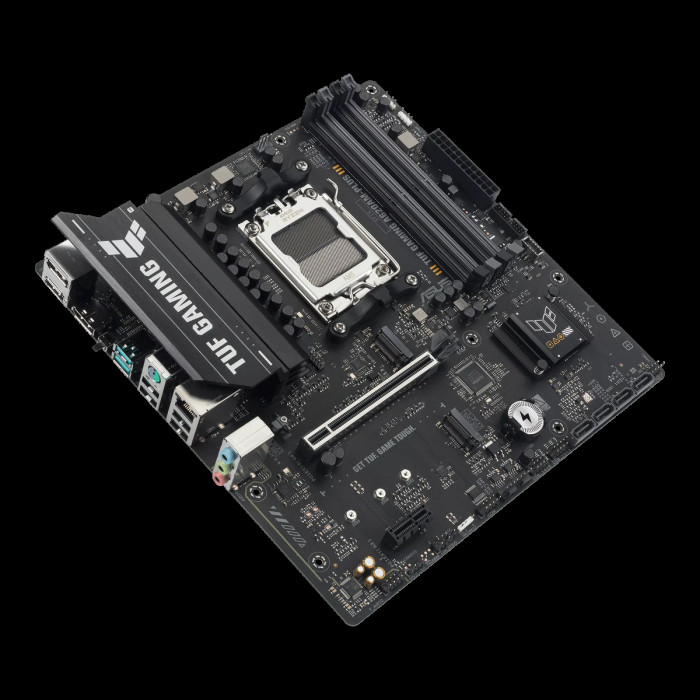 Материнская плата ASUS TUF GAMING A620AM-PLUS AM5 mATX 4xDDR5 PCIEx16 PCIEx1 2xM.2 2xDP HDMI 2.5GLAN