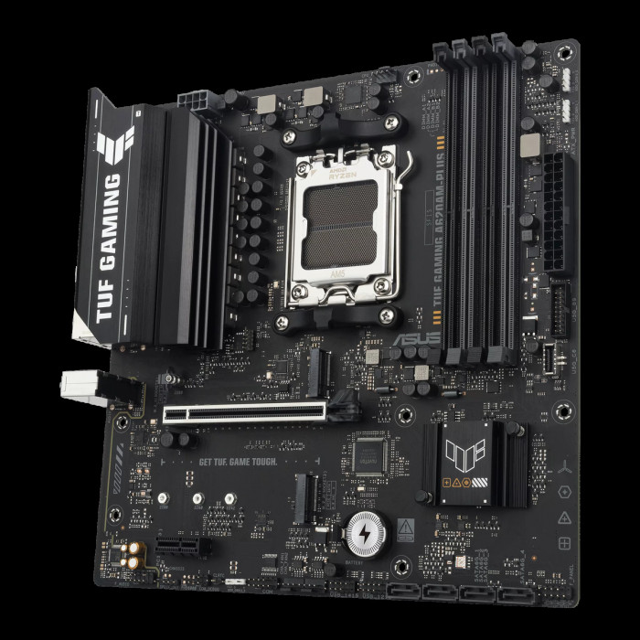 Материнская плата ASUS TUF GAMING A620AM-PLUS AM5 mATX 4xDDR5 PCIEx16 PCIEx1 2xM.2 2xDP HDMI 2.5GLAN