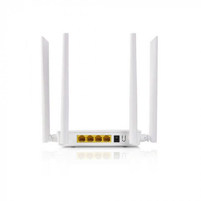 Двухдиапазонный гигабитный роутер Wi-Fi 5 Mesh Router Tech Jeton AC1200 Air, белый