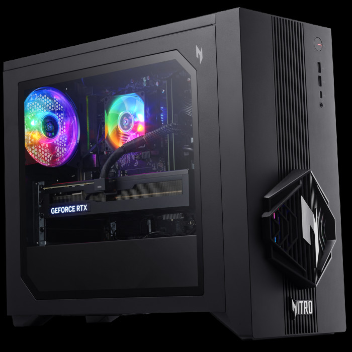 Настольный ПК Acer Nitro 30 N30-100 Intel Core Ultra 7 265F/32Gb/SSD1Tb/RTX5070 12Gb/PSU 850W/NoOS/Black (DG.E5GCD.00L)