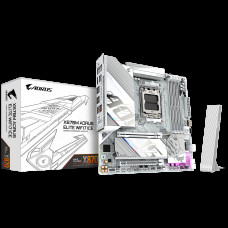 Материнская плата Gigabyte X870M AORUS ELITE WIFI7 ICE X870, AM5, 4*DDR5, 2*PCIEx16, 2*M.2, 1*TypeC, 2*USB3.2Gen2, 6*USB3.2Gen1, 8*USB2.0, 2*SATA3.0, 2.5G, 2*TypeC(DP), HDMI, M-ATX, RTL
